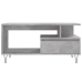 Mesa de centro madera contrachapada gris hormigón 90x49x45 cm