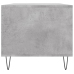 Mesa de centro madera contrachapada gris hormigón 90x49x45 cm