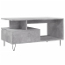 Mesa de centro madera contrachapada gris hormigón 90x49x45 cm