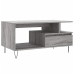 Mesa de centro madera contrachapada gris Sonoma 90x49x45 cm