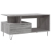 Mesa de centro madera contrachapada gris Sonoma 90x49x45 cm