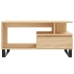 Mesa de centro madera contrachapada roble Sonoma 90x49x45 cm