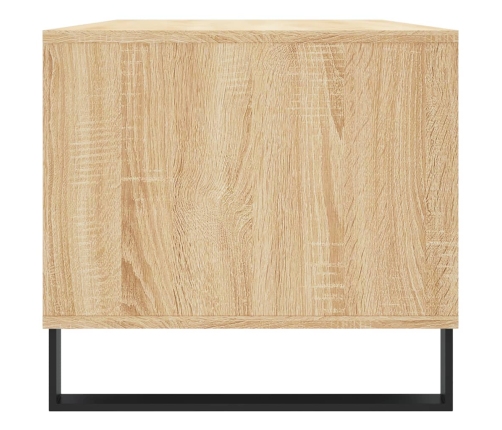 Mesa de centro madera contrachapada roble Sonoma 90x49x45 cm