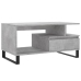 Mesa de centro madera contrachapada gris hormigón 90x49x45 cm