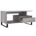 Mesa de centro madera contrachapada gris Sonoma 90x49x45 cm