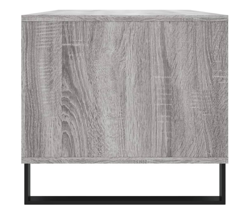 Mesa de centro madera contrachapada gris Sonoma 90x49x45 cm