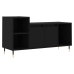 Mueble para TV madera contrachapada negro 100x35x55 cm