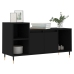 Mueble para TV madera contrachapada negro 100x35x55 cm