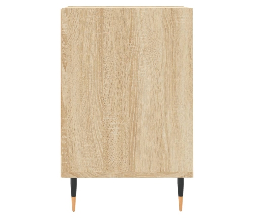 vidaXL Mueble para TV madera contrachapada roble Sonoma 100x35x55 cm