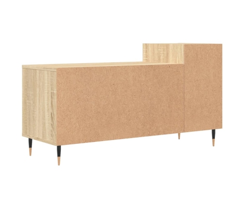 vidaXL Mueble para TV madera contrachapada roble Sonoma 100x35x55 cm