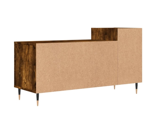 Mueble para TV madera contrachapada roble ahumado 100x35x55 cm