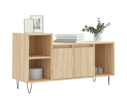 Mueble para TV madera contrachapada roble Sonoma 100x35x55 cm