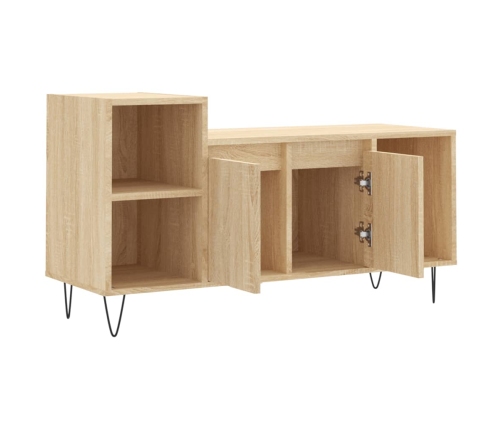 Mueble para TV madera contrachapada roble Sonoma 100x35x55 cm