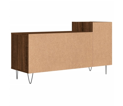 Mueble para TV madera contrachapada marrón roble 100x35x55 cm