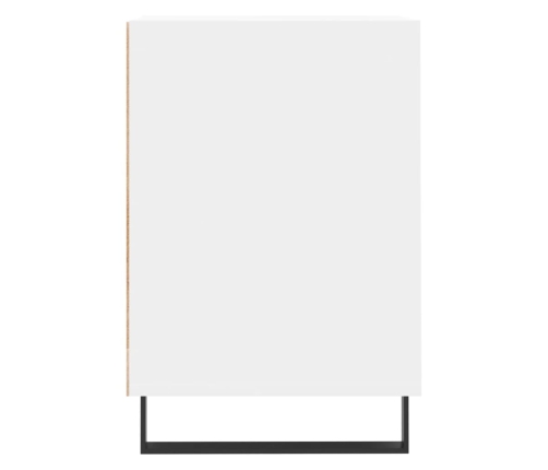 Mueble para TV madera contrachapada blanco 100x35x55 cm