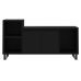 Mueble para TV madera contrachapada negro 100x35x55 cm