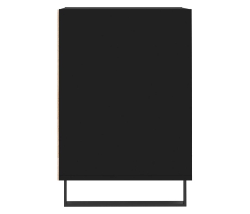 Mueble para TV madera contrachapada negro 100x35x55 cm