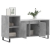 Mueble para TV madera contrachapada gris hormigón 100x35x55 cm