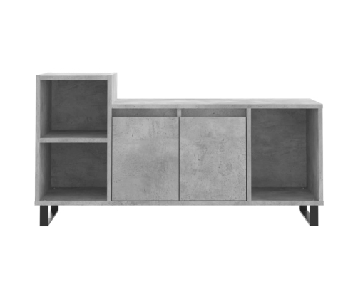 Mueble para TV madera contrachapada gris hormigón 100x35x55 cm