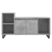 Mueble para TV madera contrachapada gris hormigón 100x35x55 cm