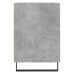 Mueble para TV madera contrachapada gris hormigón 100x35x55 cm