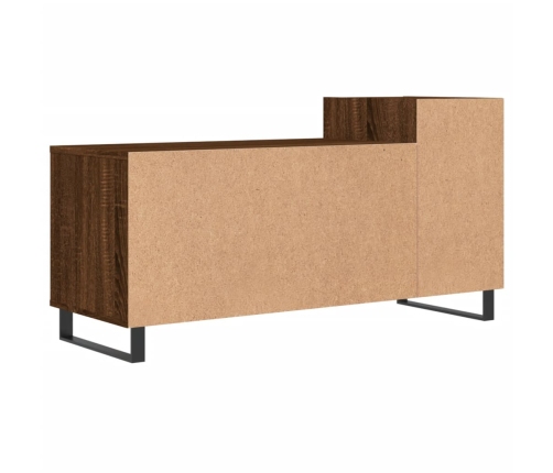 Mueble para TV madera contrachapada marrón roble 100x35x55 cm