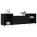 vidaXL Mueble para TV madera contrachapada negro 160x35x55 cm