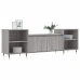 Mueble para TV madera contrachapada gris Sonoma 160x35x55 cm