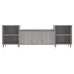 Mueble para TV madera contrachapada gris Sonoma 160x35x55 cm