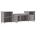 Mueble para TV madera contrachapada gris Sonoma 160x35x55 cm