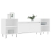 Mueble para TV madera contrachapada blanco 160x35x55 cm