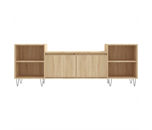 Mueble para TV madera contrachapada roble Sonoma 160x35x55 cm