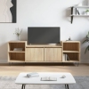 Mueble para TV madera contrachapada roble Sonoma 160x35x55 cm