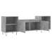 Mueble para TV madera contrachapada gris hormigón 160x35x55 cm