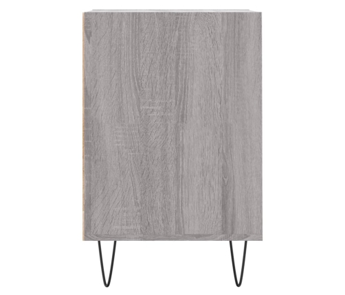 Mueble para TV madera contrachapada gris Sonoma 160x35x55 cm