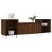 vidaXL Mueble para TV madera contrachapada marrón roble 160x35x55 cm