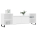 Mueble para TV madera contrachapada blanco 160x35x55 cm