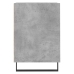 Mueble para TV madera contrachapada gris hormigón 160x35x55 cm