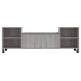 Mueble para TV madera contrachapada gris Sonoma 160x35x55 cm