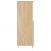 Aparador alto madera contrachapada color roble 60x36x110 cm