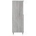 Aparador alto de madera contrachapada gris Sonoma 60x36x110 cm