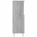 Aparador alto de madera contrachapada gris Sonoma 60x36x110 cm