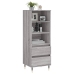 Aparador alto madera contrachapada gris Sonoma 40x36x110 cm