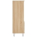 Aparador alto madera contrachapada roble Sonoma 40x36x110 cm