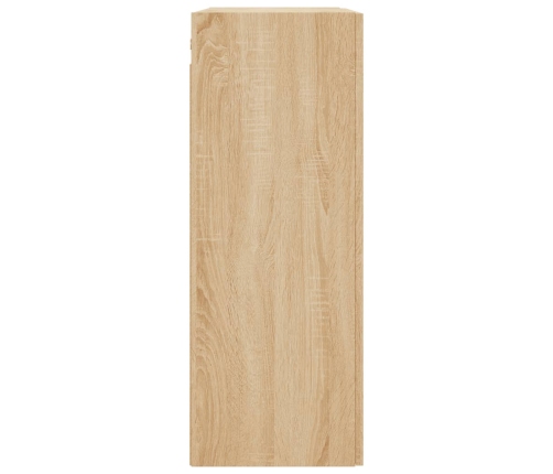 Armario de pared madera ingeniería roble Sonoma 69,5x34x90 cm