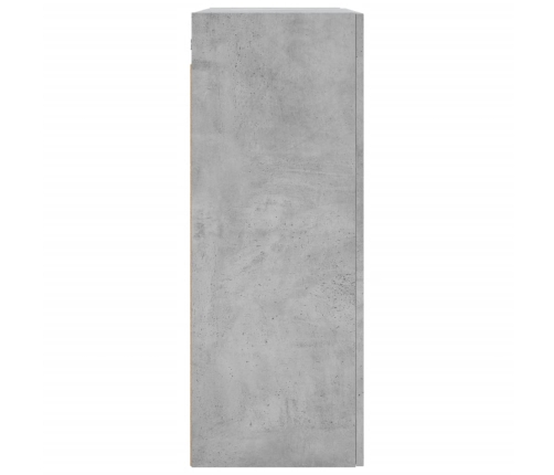 Armario de pared madera ingeniería gris hormigón 69,5x34x90 cm