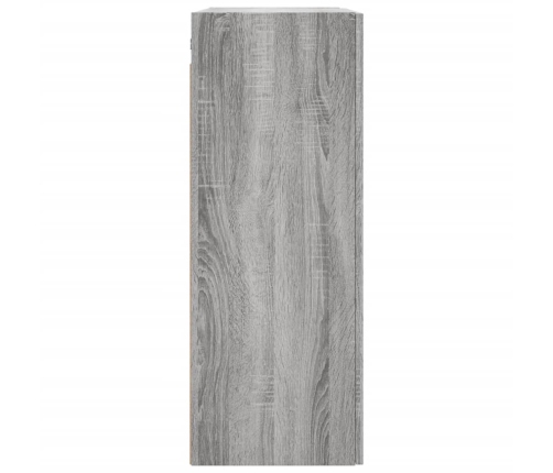 Armario de pared madera ingeniería gris Sonoma 69,5x34x90 cm