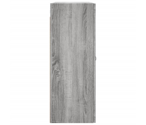 Armario de pared madera ingeniería gris Sonoma 69,5x34x90 cm