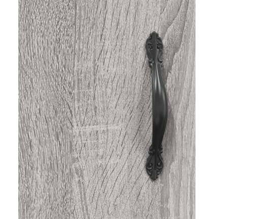 Armario de pared madera ingeniería gris Sonoma 69,5x34x90 cm