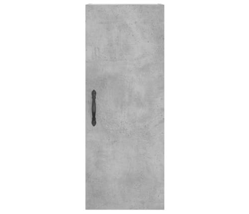 Armario de pared madera ingeniería gris hormigón 34,5x34x90 cm